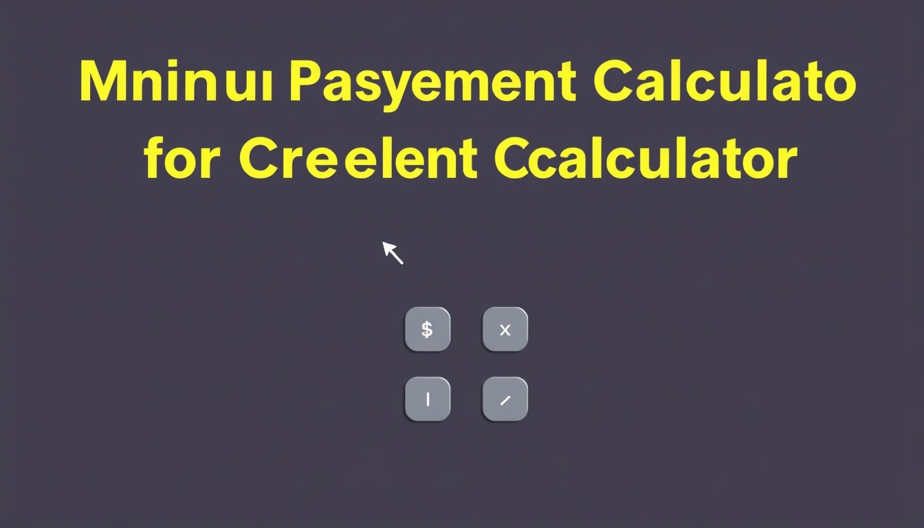 Minimum Payment Calculator for Credit Cards and Loans Minimum Payment Calculator for Credit Cards and Loans